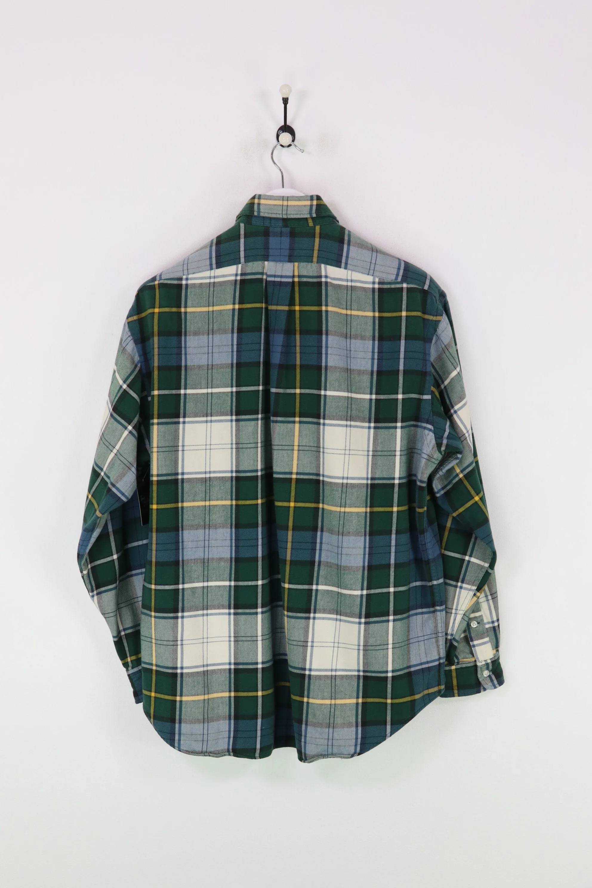 Ralph Lauren Flannel Shirt Green/Blue/White XL