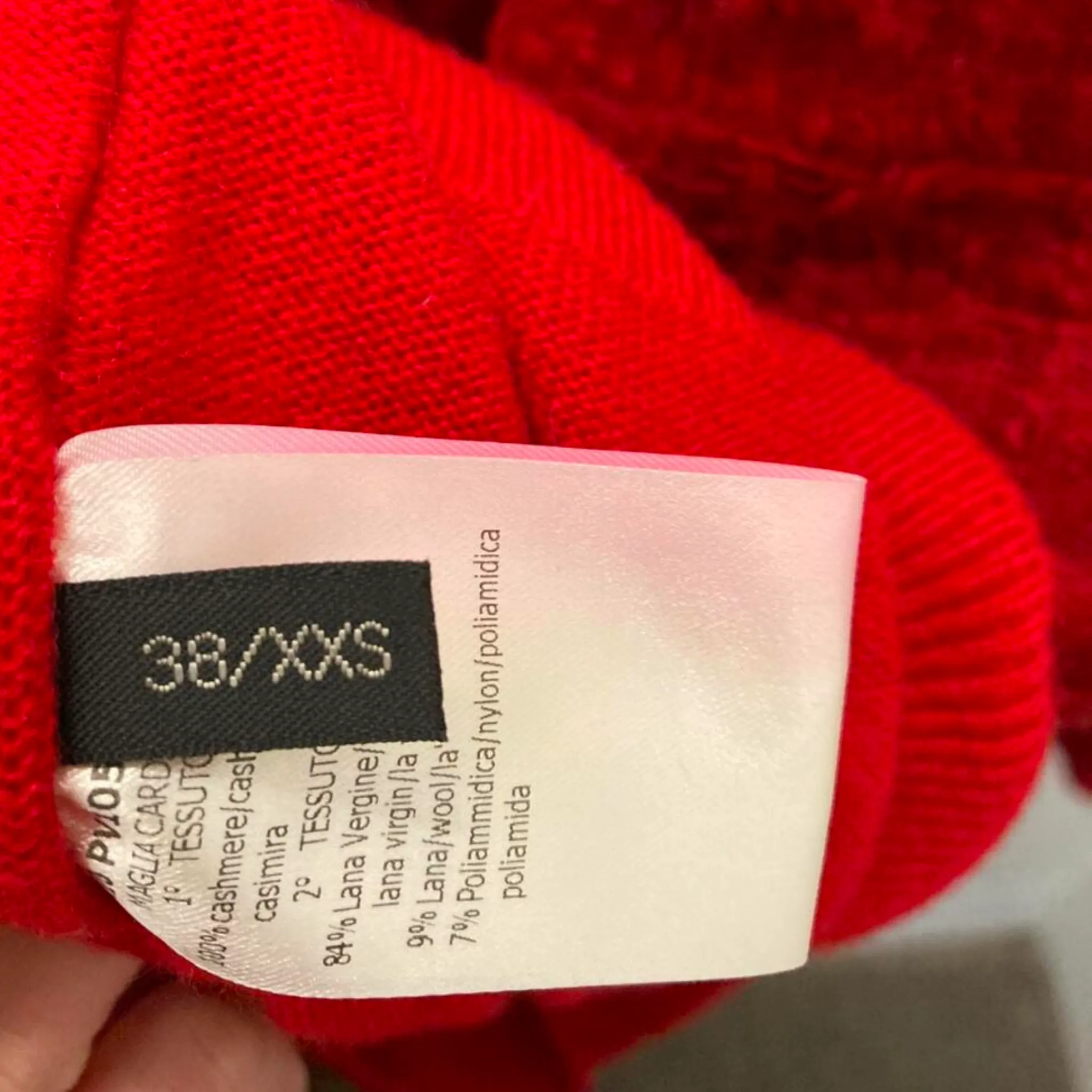 Red Tweed Cardigan (Pre-loved)