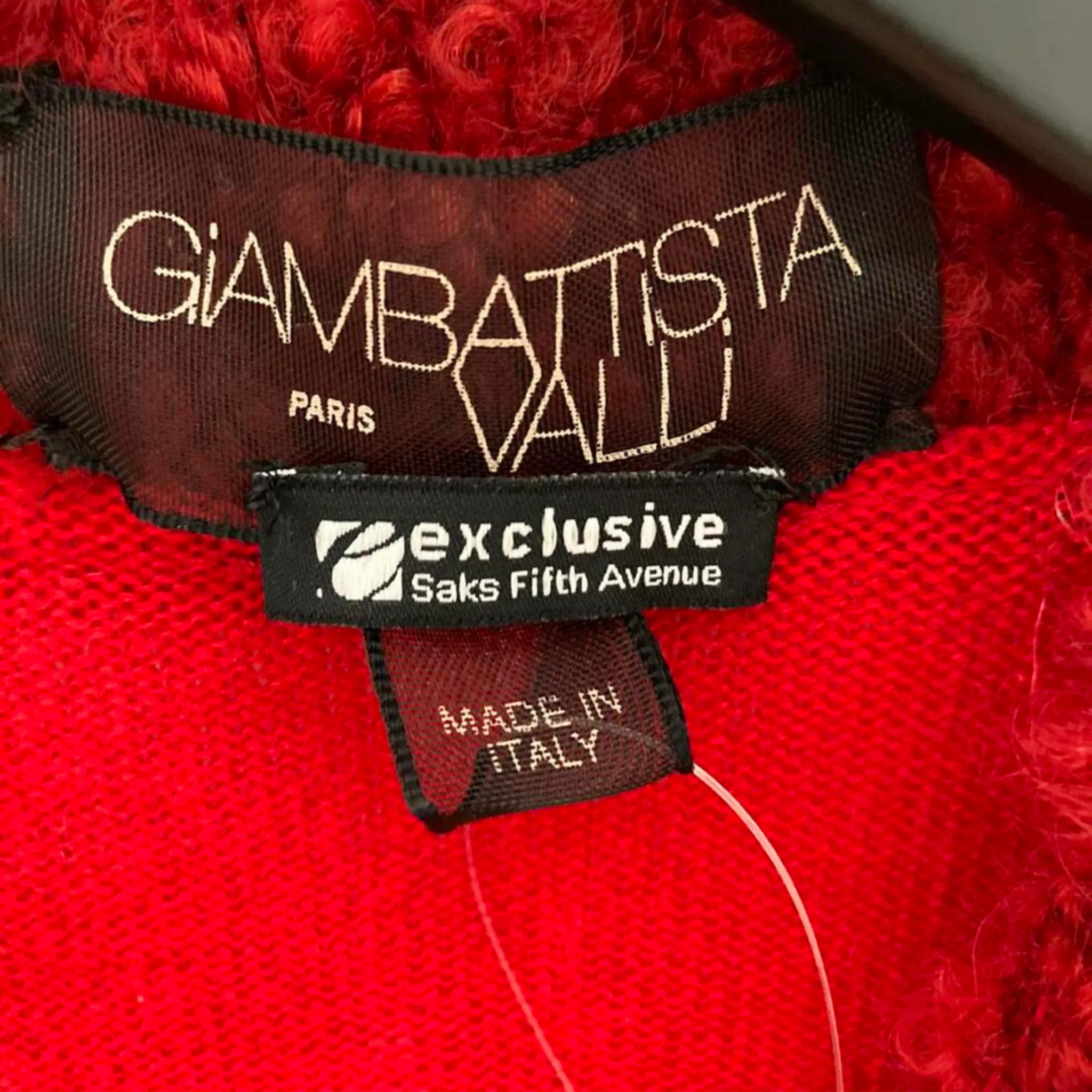 Red Tweed Cardigan (Pre-loved)