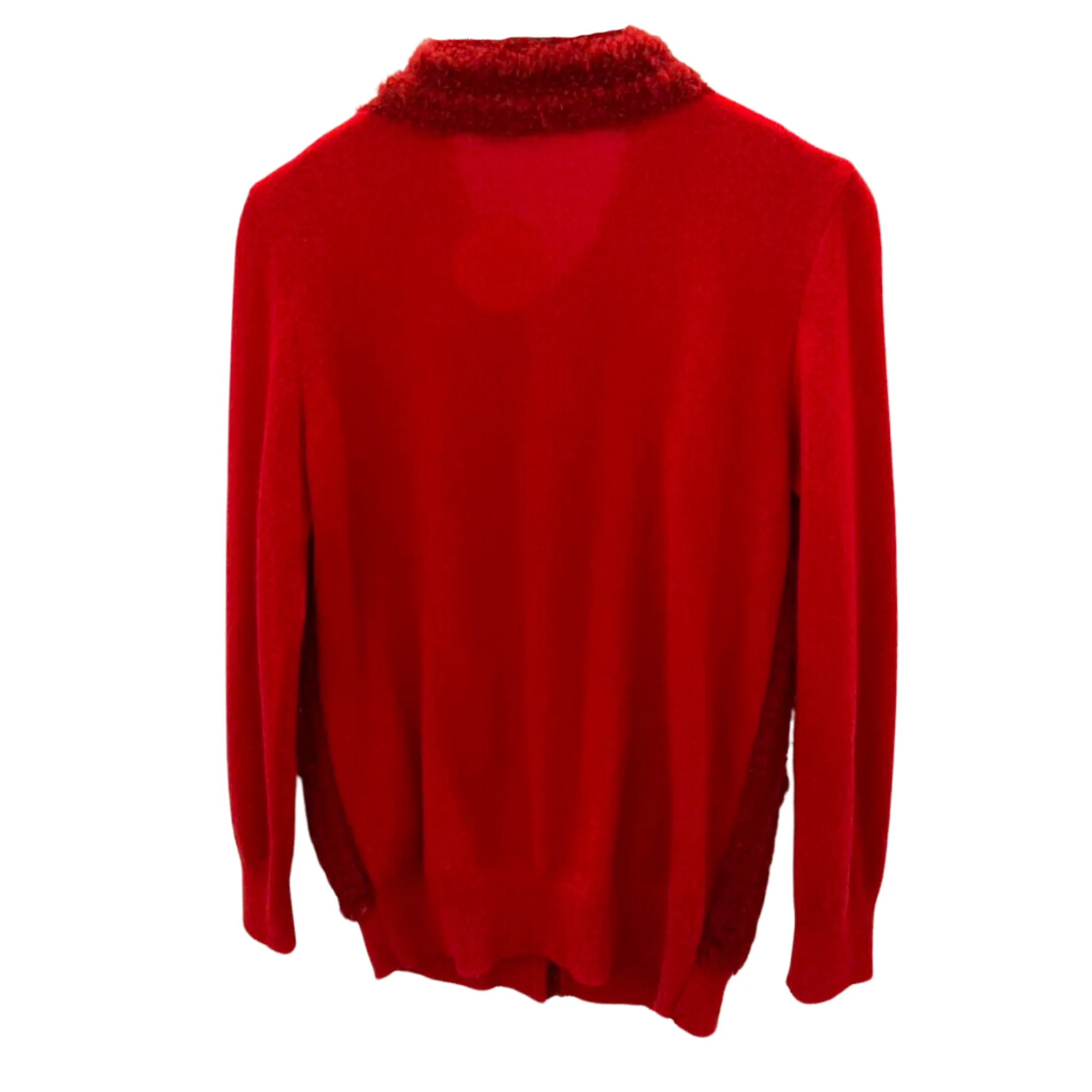 Red Tweed Cardigan (Pre-loved)