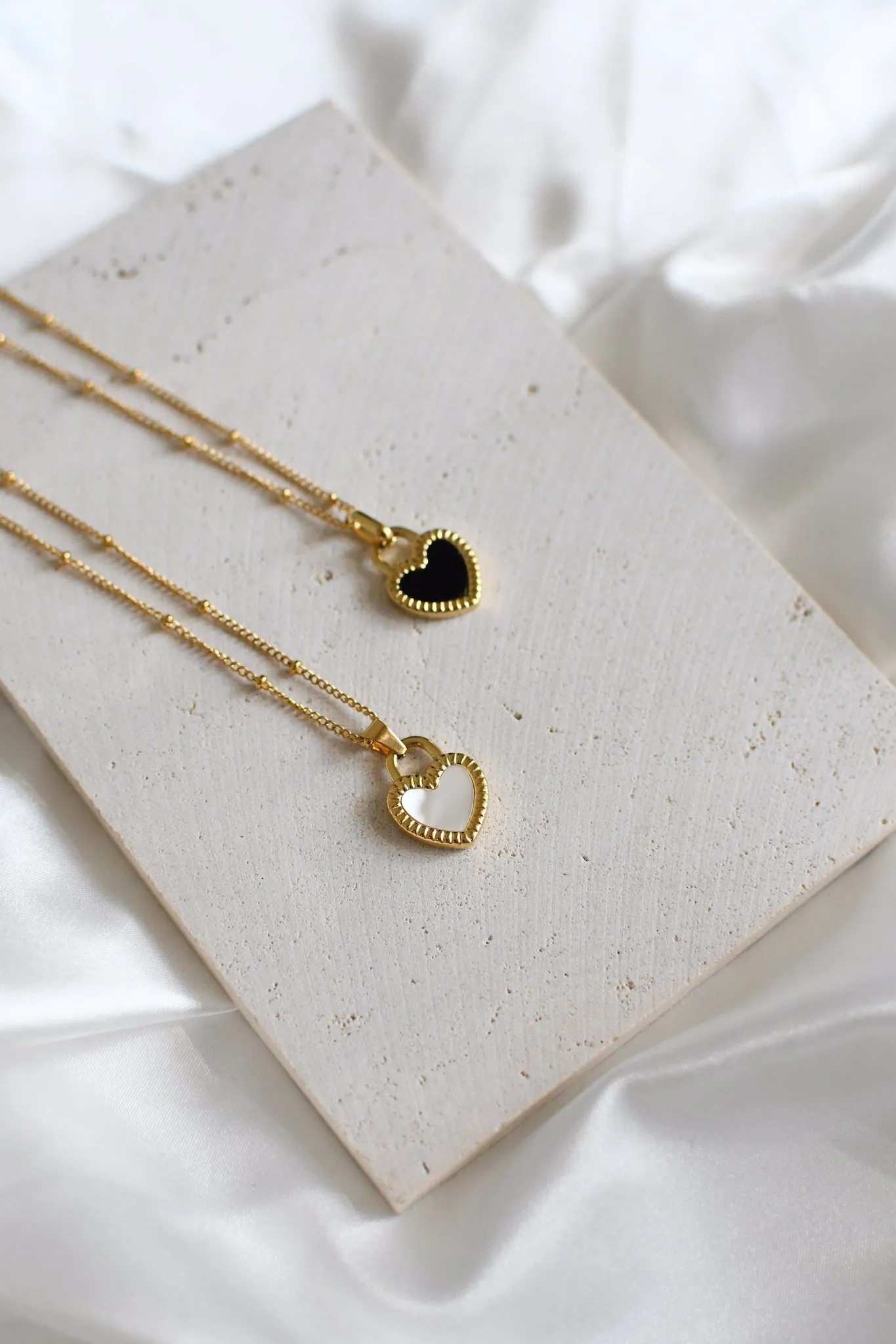 Reversible Heart Pendant Necklace