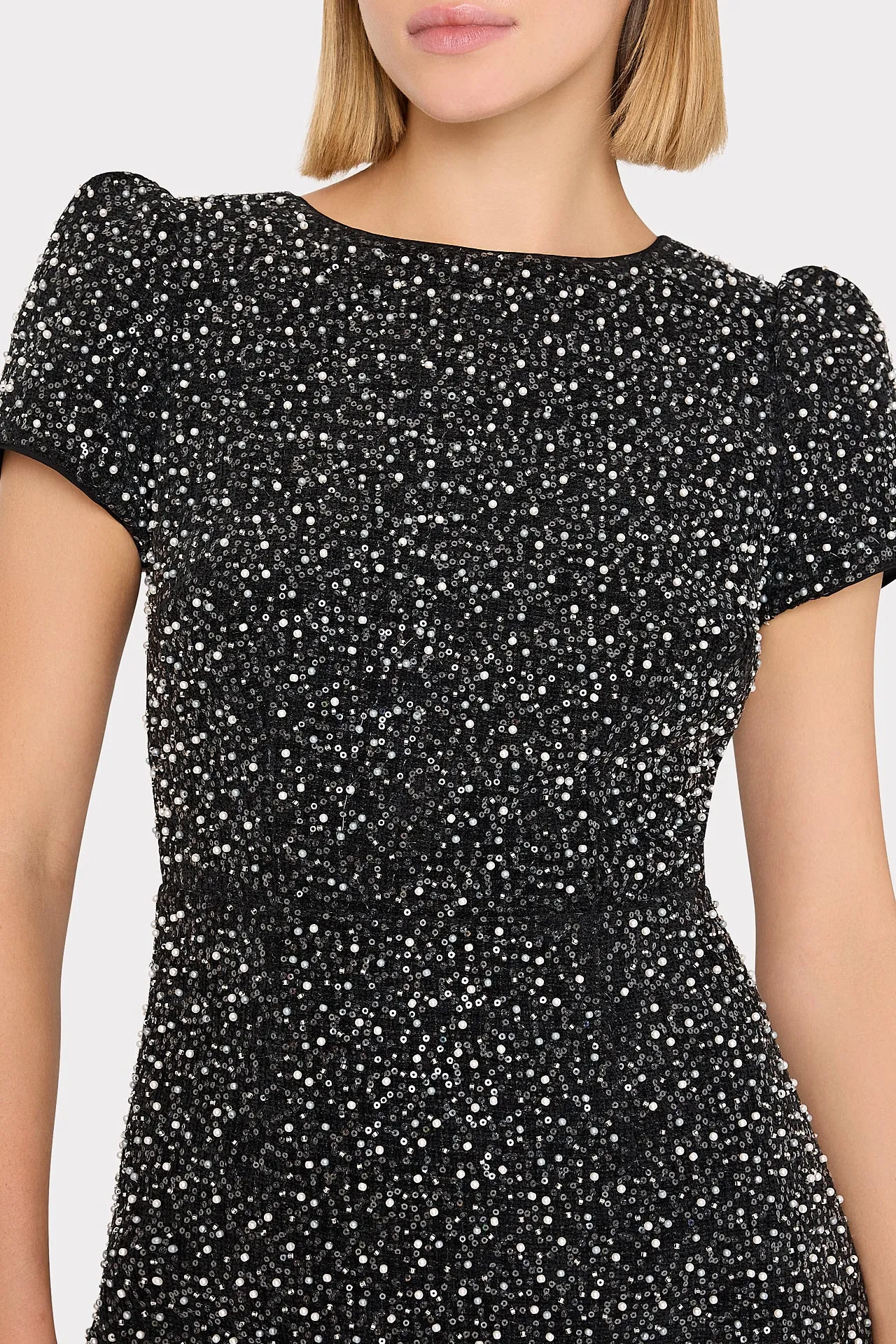 Rowen Beaded Tweed Dress