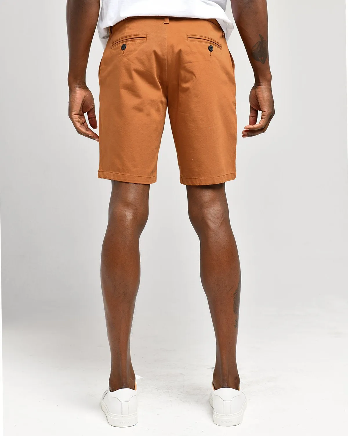 Rust | Tech Chino Shorts