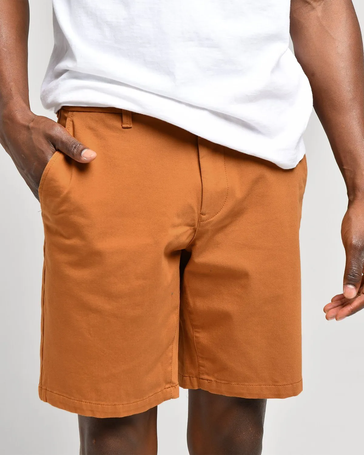 Rust | Tech Chino Shorts