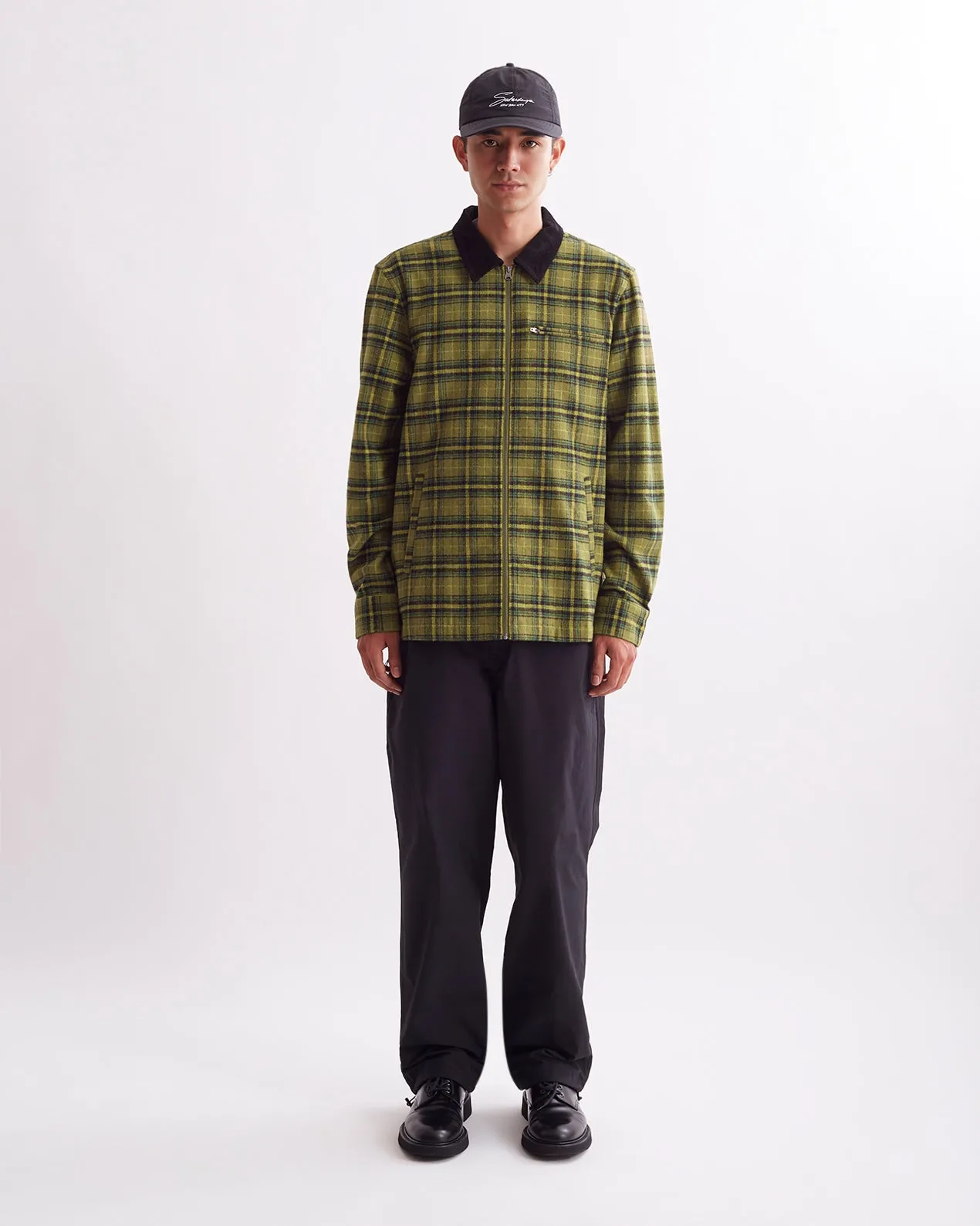 Ryan Zip Front Flannel Shirt