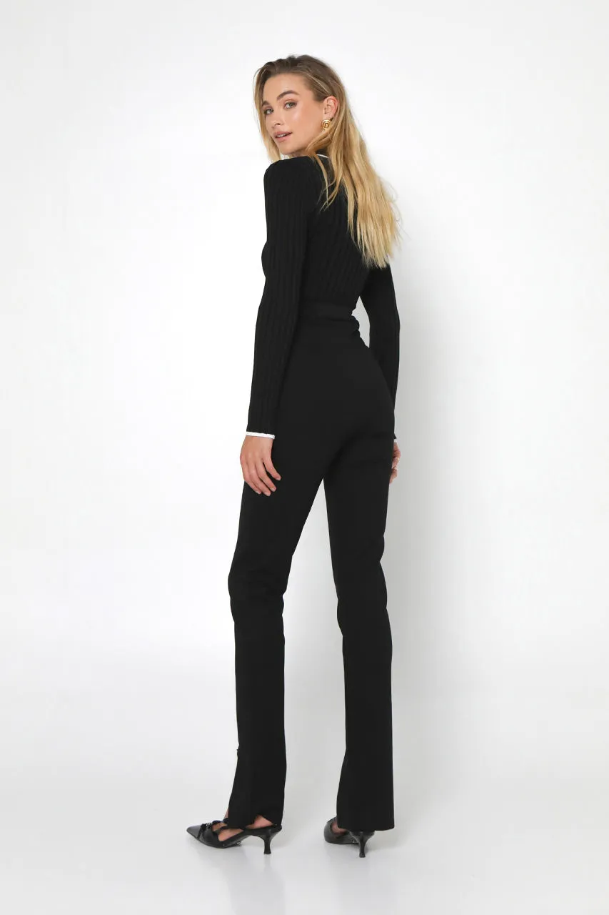 Ryder Knit Top | Black
