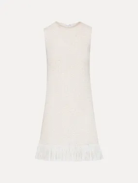 Sequin Tweed Mini Dress