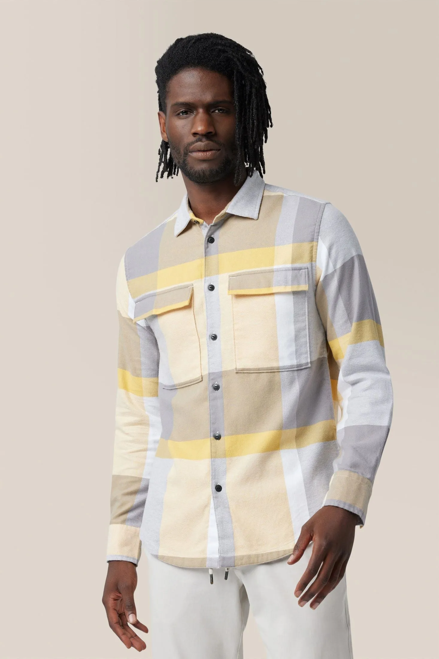 Stadium Shirt Jacket | Brushed Flannel