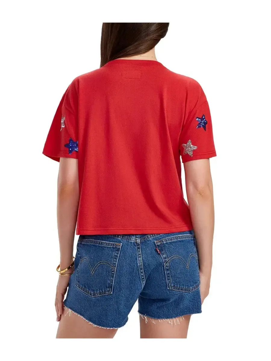 STARS OF SUMMER CROP TEE
