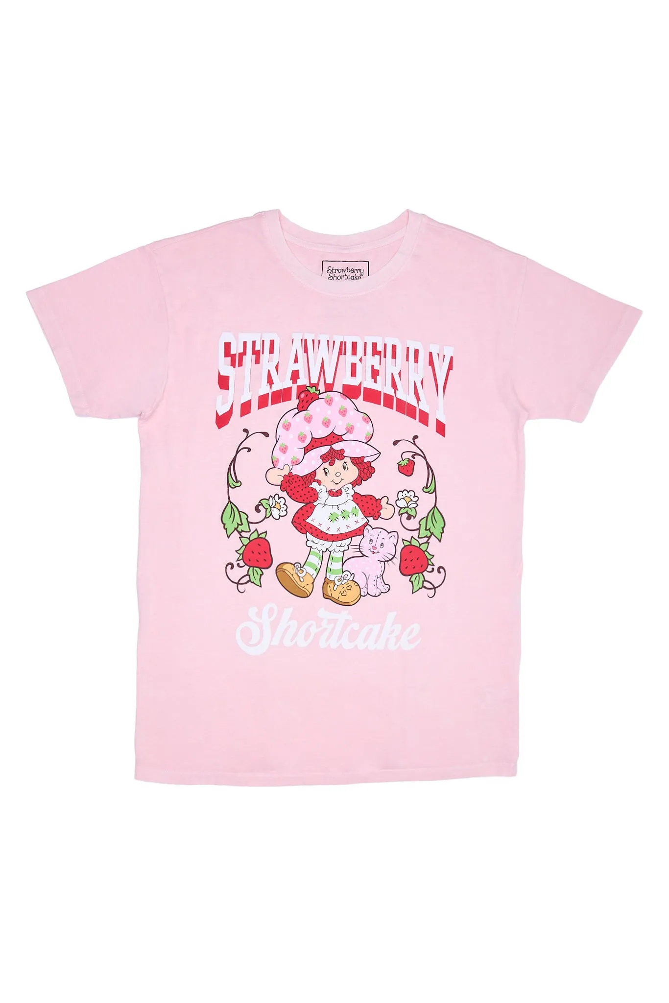 Strawberry Shortcake Cat Graphic Relaxed Tee