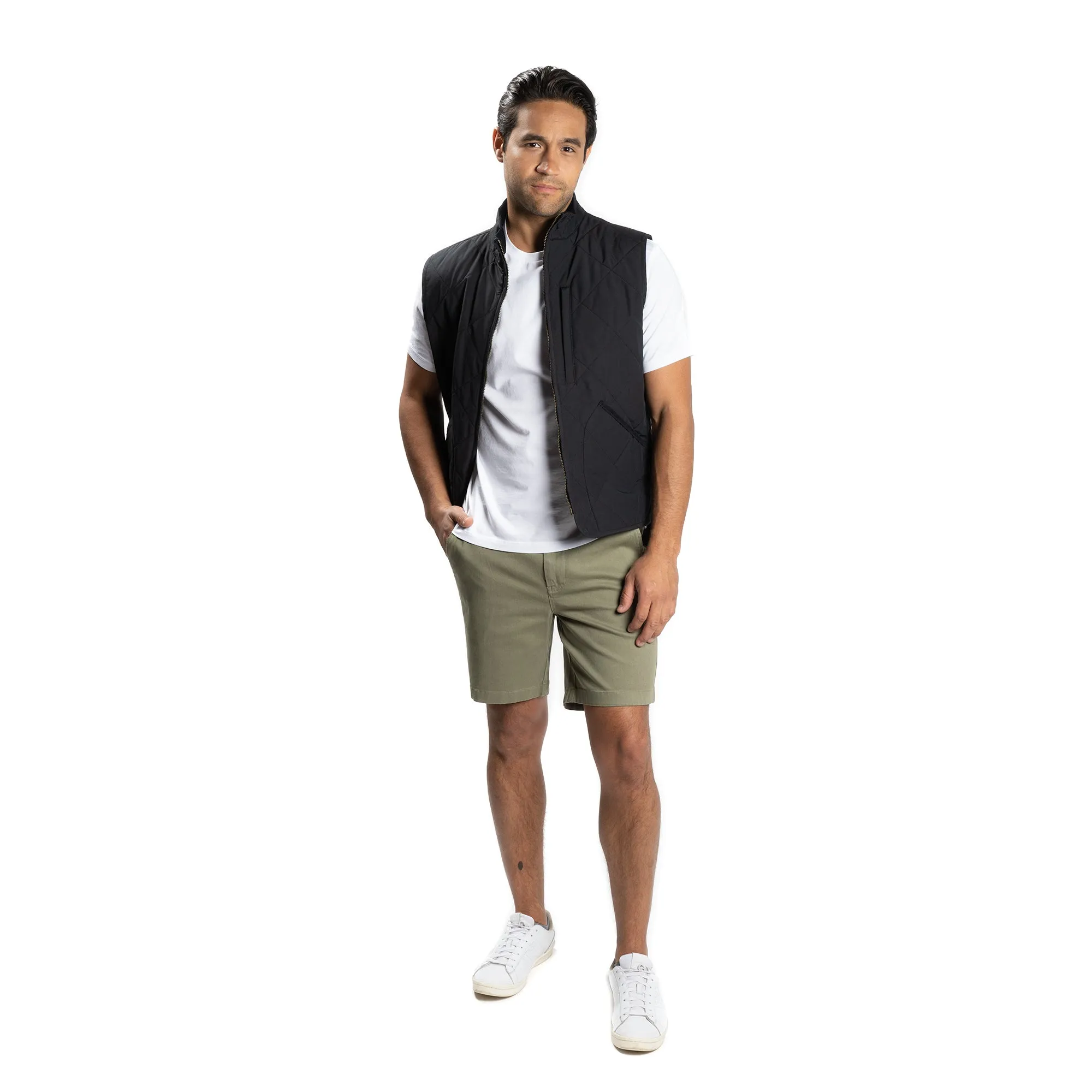Stretch Chino Shorts - Olive
