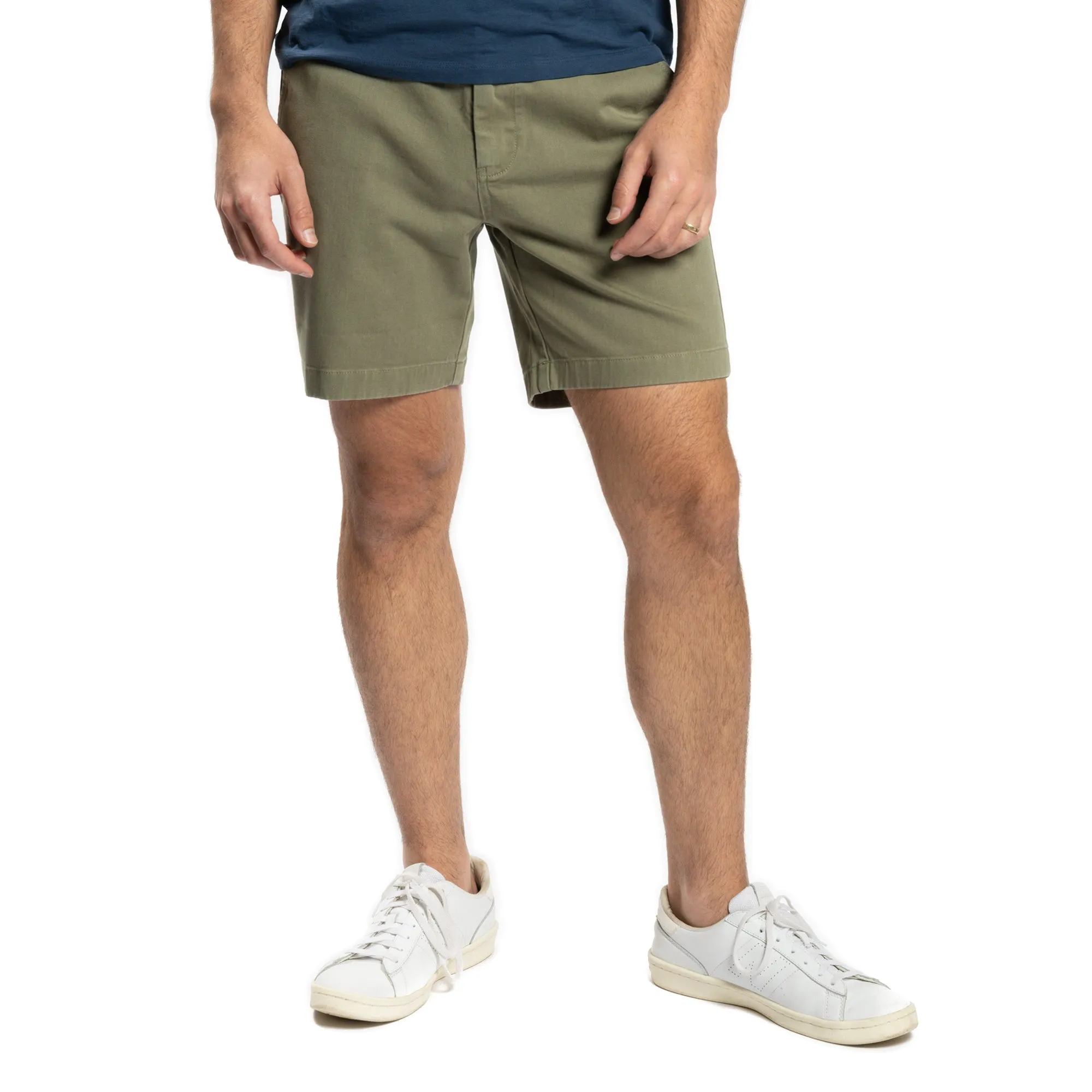 Stretch Chino Shorts - Olive