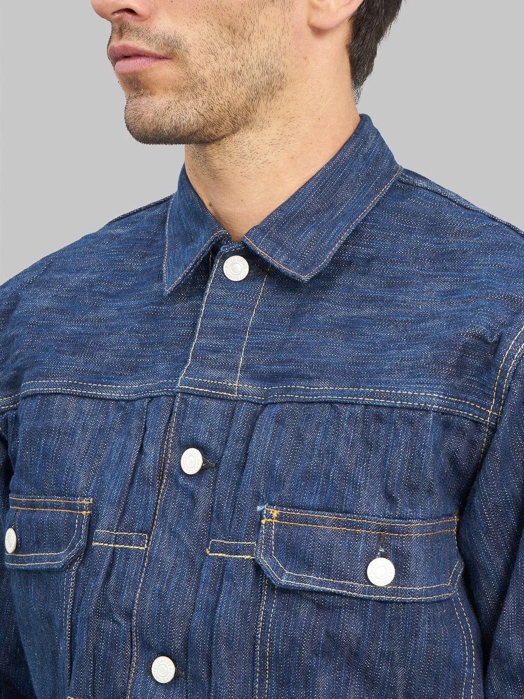 Studio D'Artisan D4563 "Tokushima Awa Shoai" 15oz Type II Indigo Jacket
