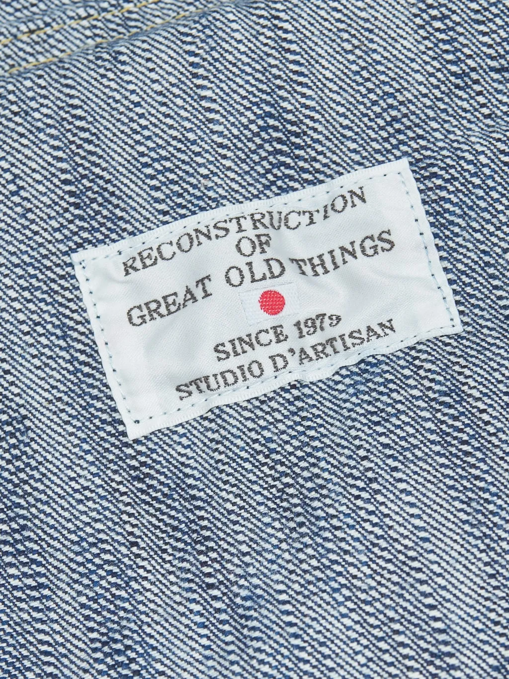 Studio D'Artisan D4563 "Tokushima Awa Shoai" 15oz Type II Indigo Jacket