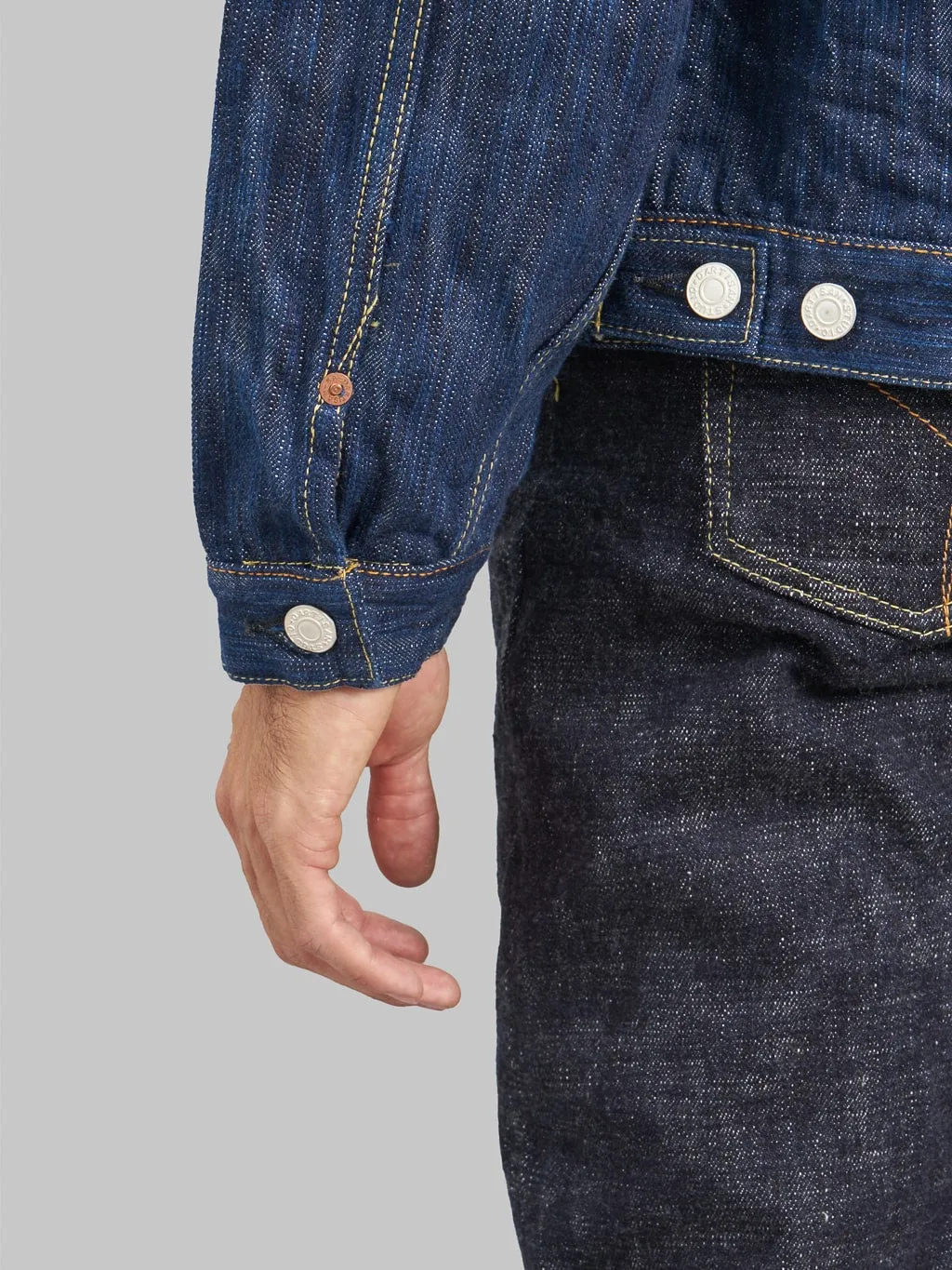 Studio D'Artisan D4563 "Tokushima Awa Shoai" 15oz Type II Indigo Jacket