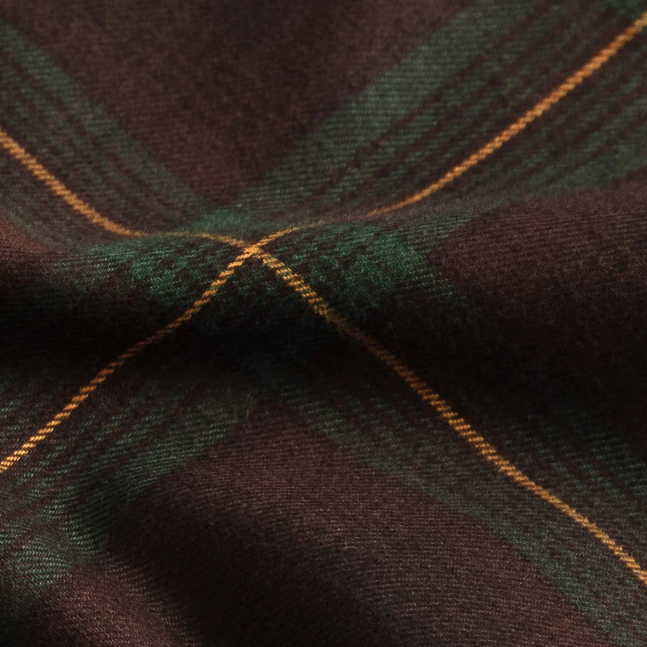 The Dark Brown Woodly Plaid Custom Shirt