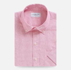 The Watermelon Short Sleeve Barretto Cotton Linen Custom Shirt