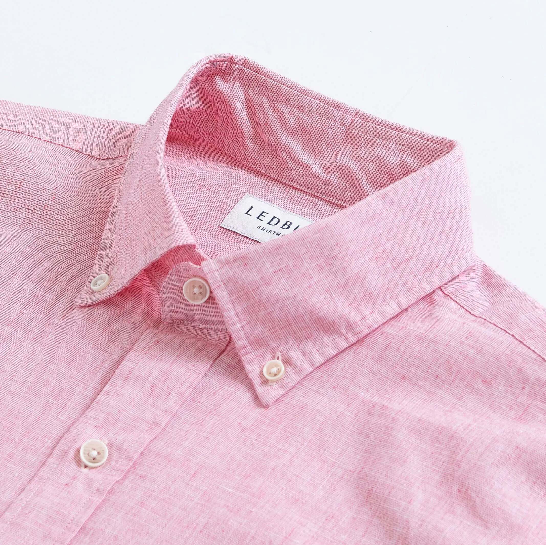 The Watermelon Short Sleeve Barretto Cotton Linen Custom Shirt