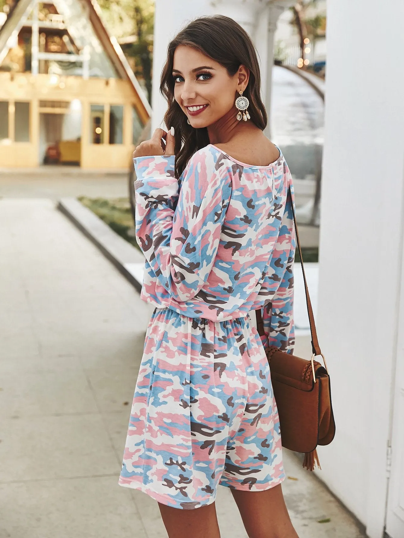 Tie Dye Long Sleeve Pajamas Set