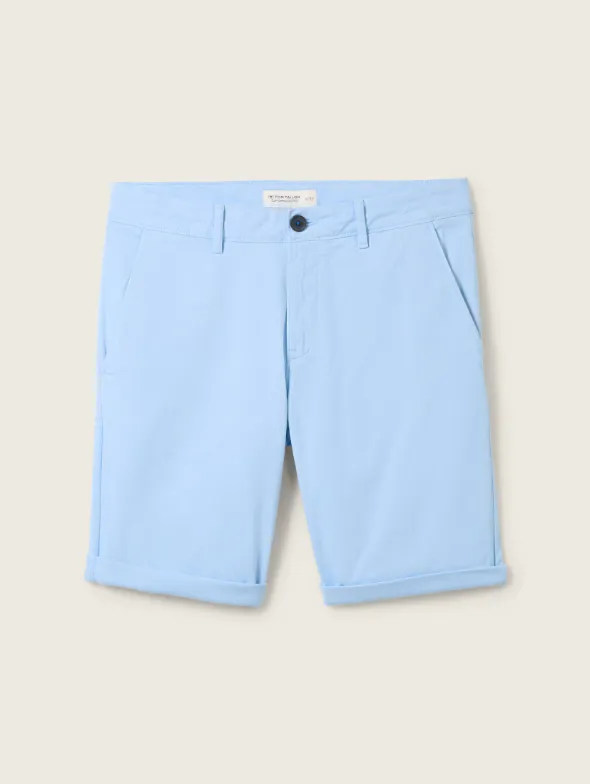 Tom Tailor Cotton Blue Chino Short