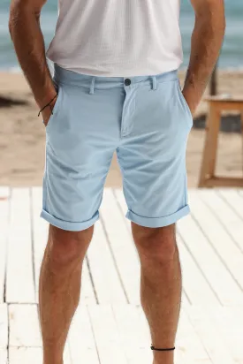 Tom Tailor Cotton Blue Chino Short