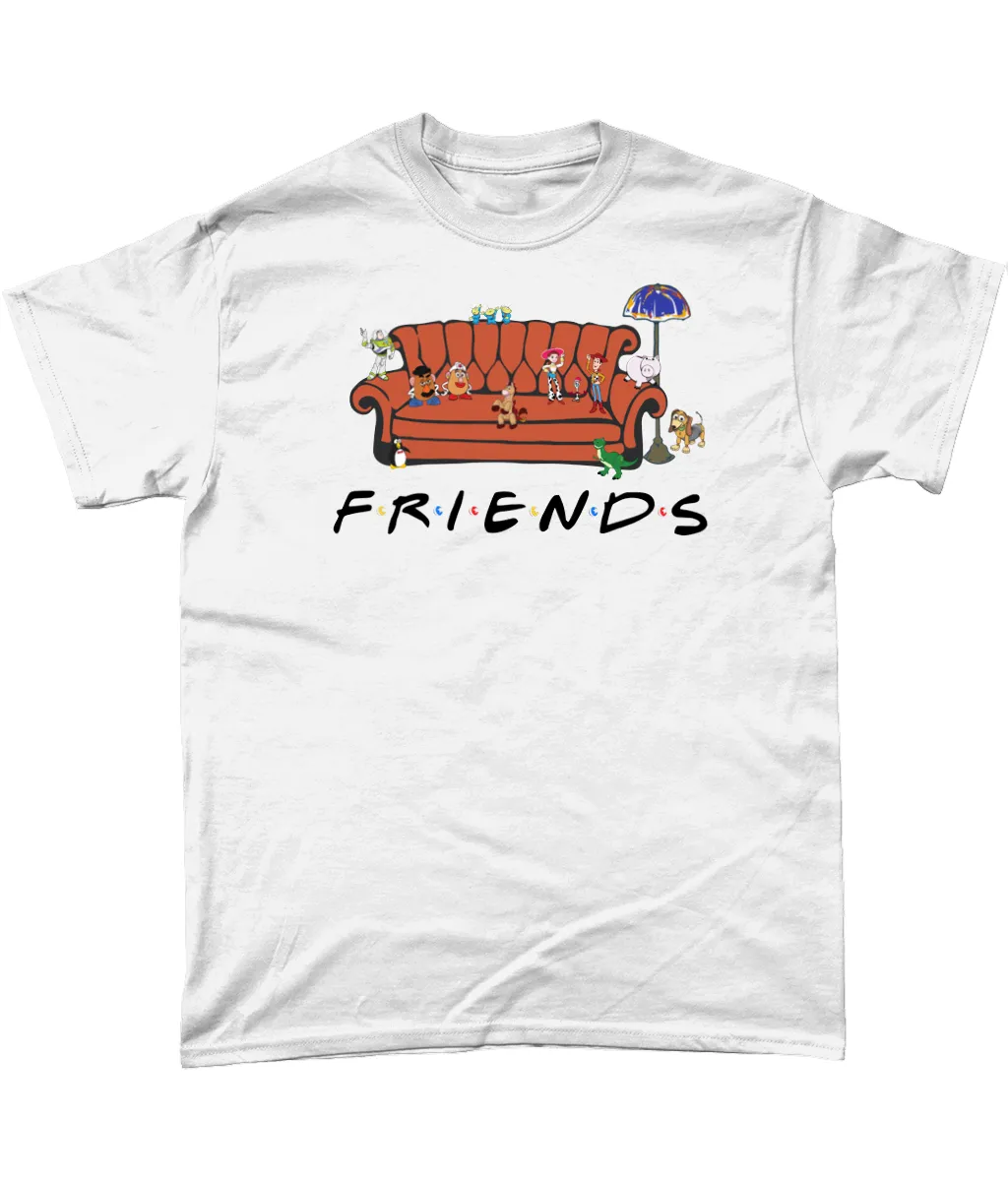 toy story friends. white t-shirt