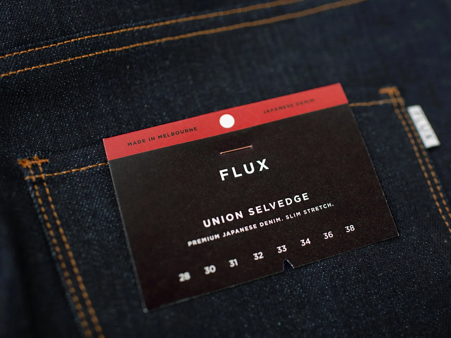 UNION SELVEDGE - RAW INDIGO.