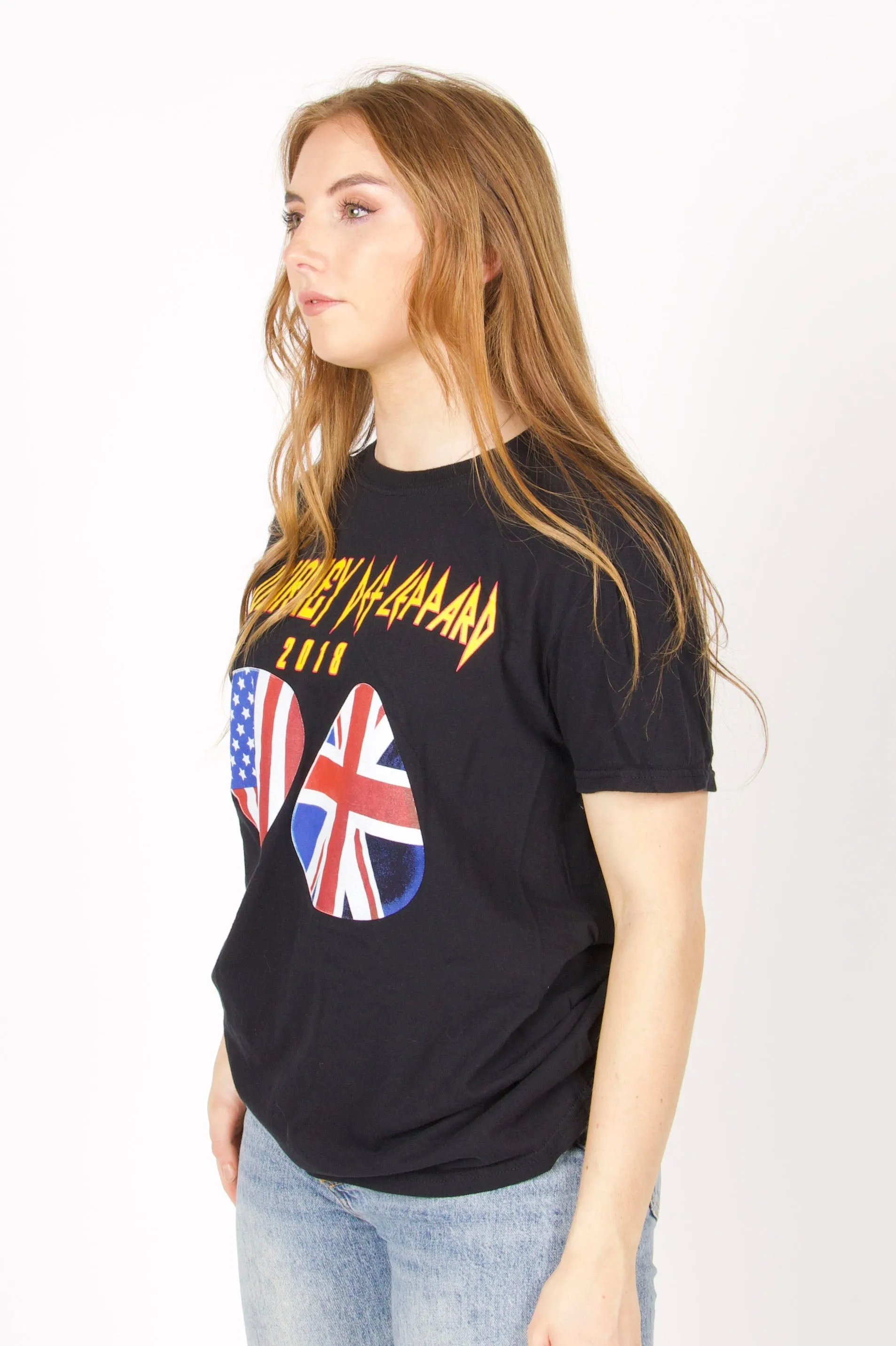 Vintage Def Leppard Music Tee M