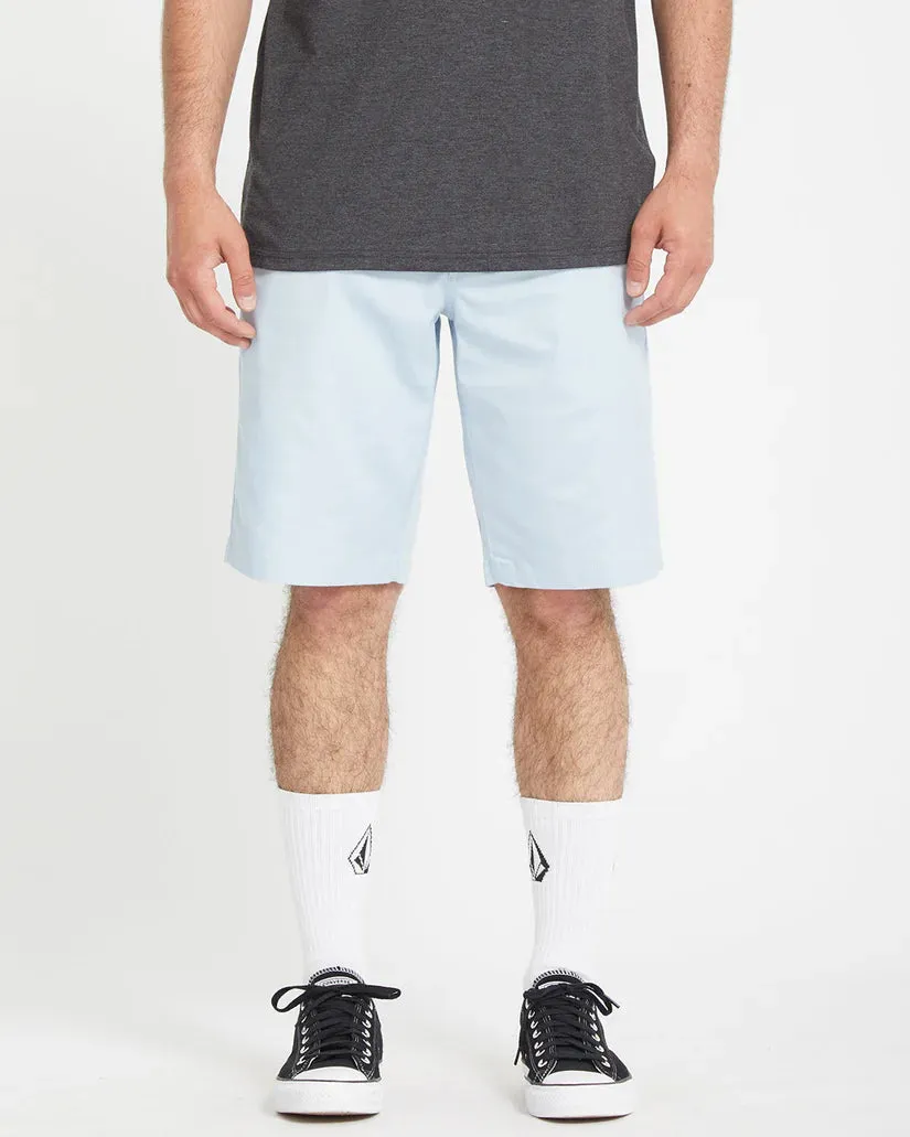 Volcom Men's Frickin Modern 19" Strech Shorts Carolina Blue A0931602_CNA