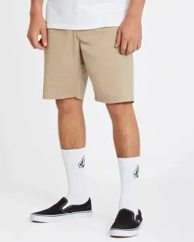 Volcom Men's Frickin Modern 19" Strech Shorts Khaki A0931602_KHA