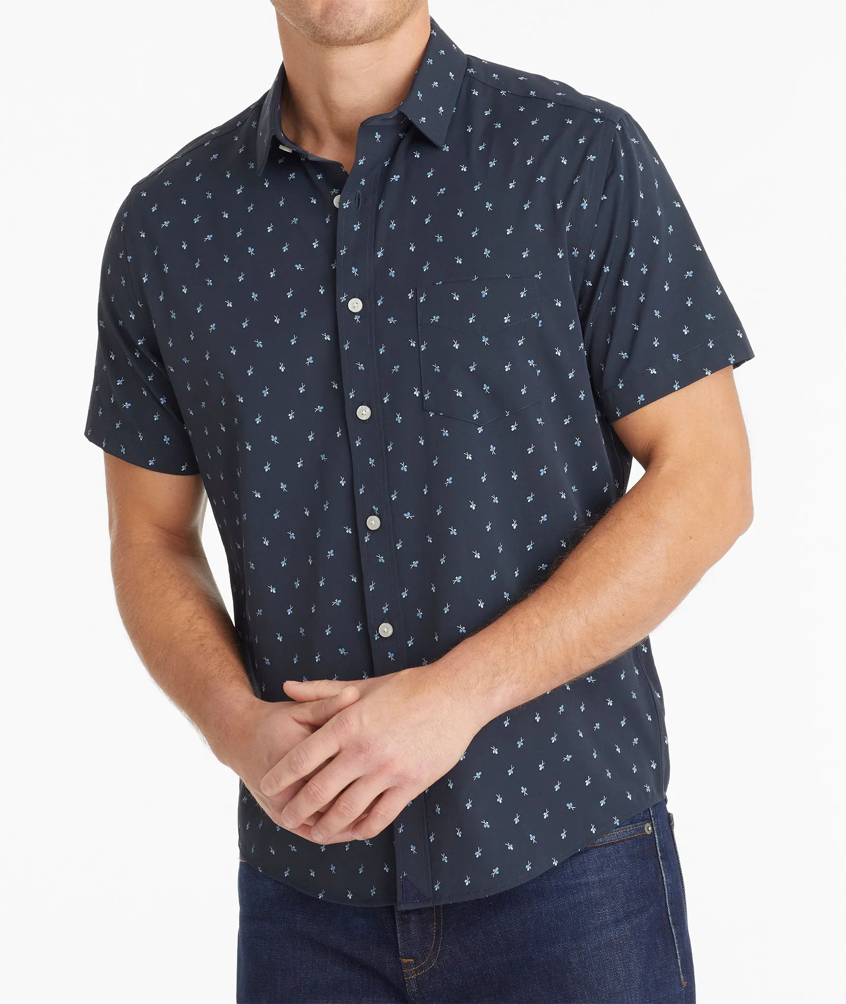 Wrinkle-Free Performance Short-Sleeve Flynn Shirt - FINAL SALE