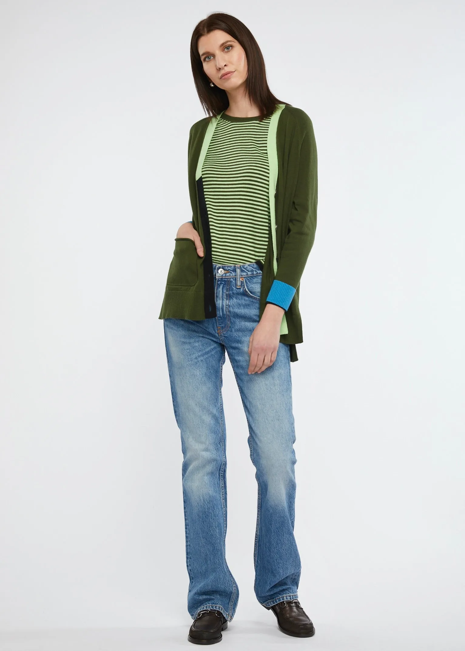 Zaket & Plover - Collage Cardi - Algi